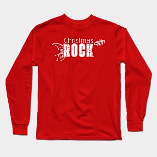 Christmas Rock // White Long Sleeve T-Shirt